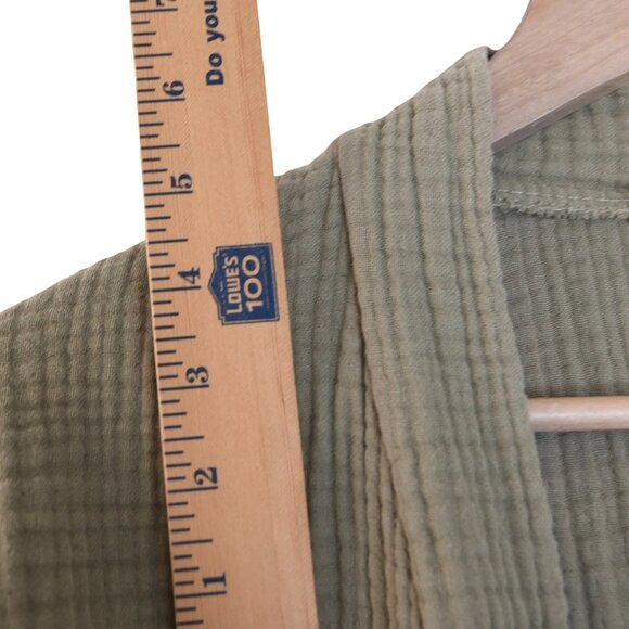 Parachute Home Waffle Robe Khaki Tan Size L 100% Cotton Luxury Spa Minimalist - Picture 8 of 10